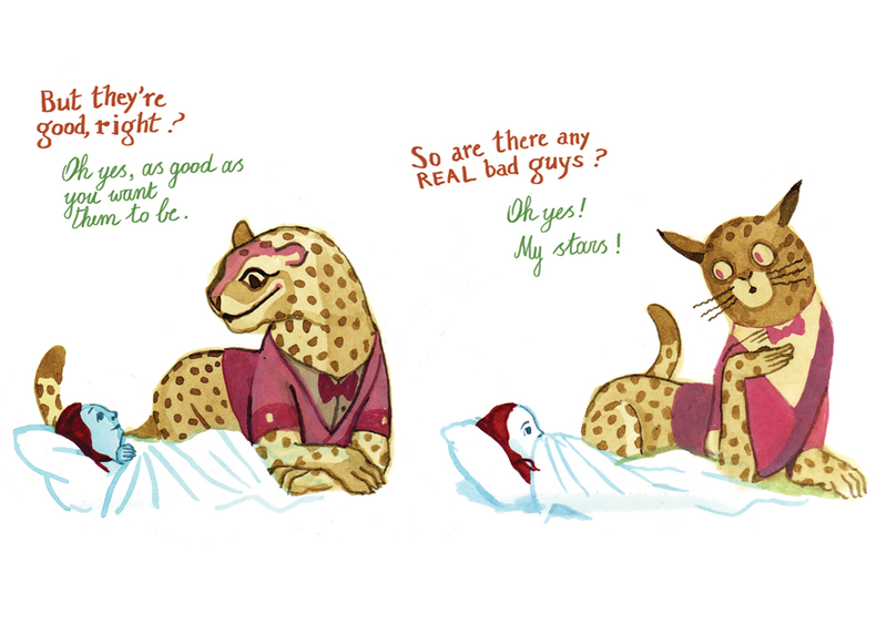 Illustration for article titled D&Q exclusive: Panther puts a chilling twist on a little girl’s imaginary friend
